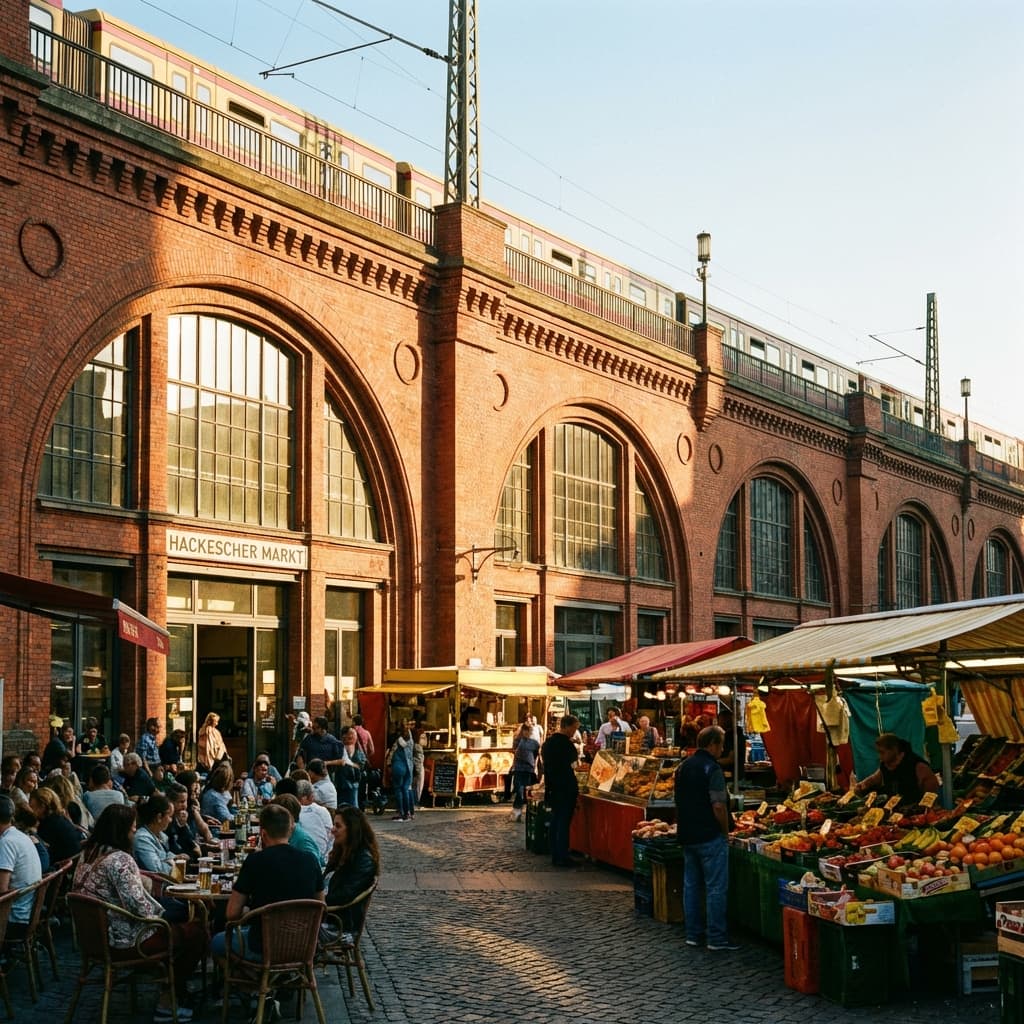 Hackescher Markt Berlin: Restaurants, Wochenmarkt & S-Bahn-Geschichte