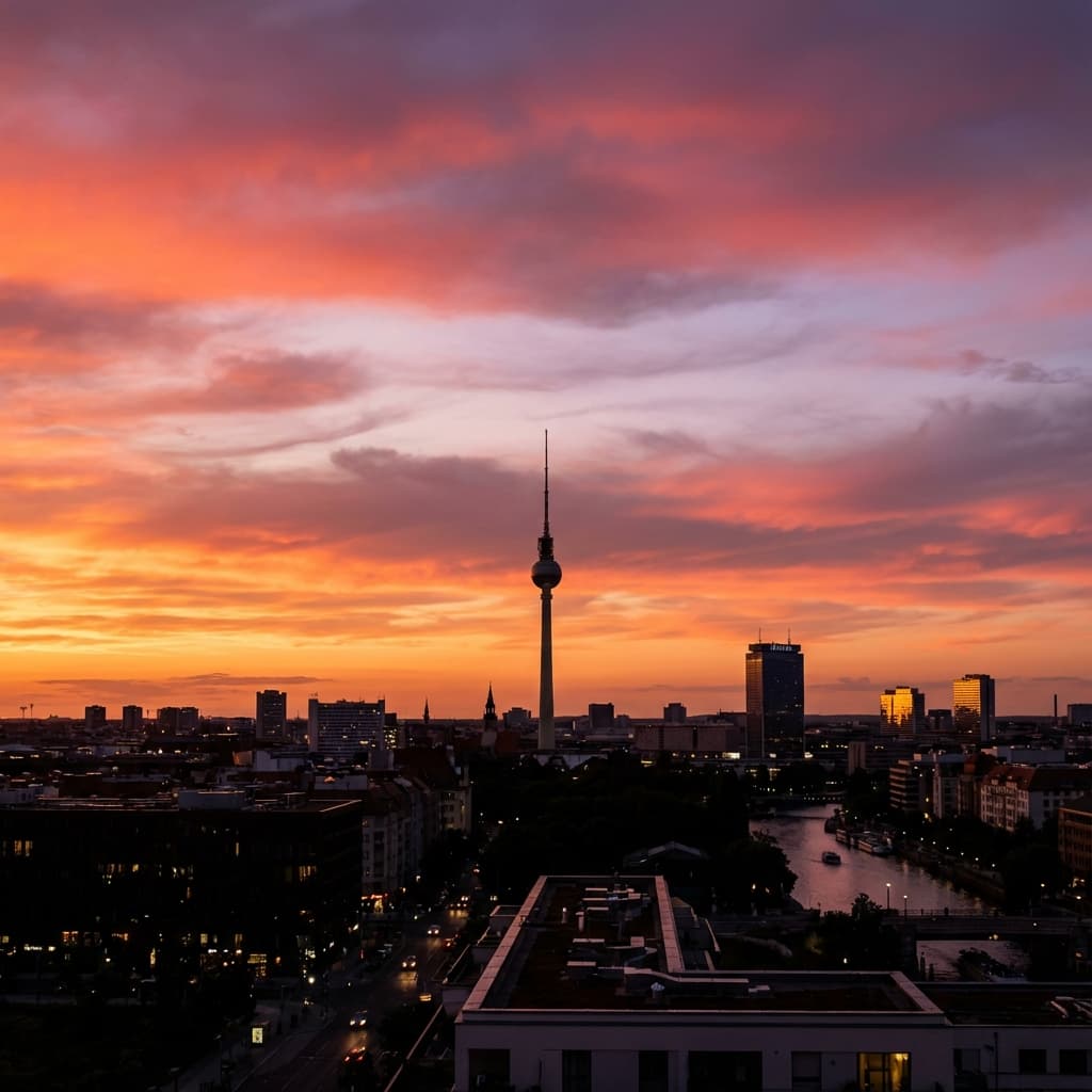 Sonnenuntergang Berlin: Die 20 schönsten Spots (+ Uhrzeiten 2026)
